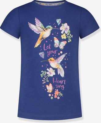 Salt And Pepper T-Shirt mit glitzerndem Kolibri, M&auml;dchen, Salt and Pepper tinte