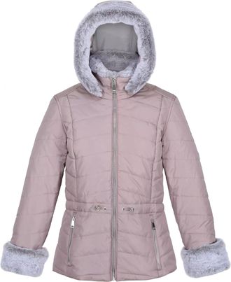 Regatta Womens Ladies Willabella Faux Fur Trim Jacket - Lilac - Size 10 UK
