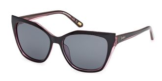 Skechers SE00154 Polarized 01D Womens Sunglasses Black Size 55