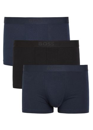 BOSS Boss Boss One Stretch-cotton Boxer Briefs - set of Three - Navy - Xxl