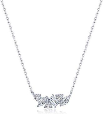 Lafonn Prismatic Necklace in Silver at Nordstrom, Size 18