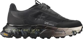 Premiata Leren sneakers met ritssluiting en logo - Dames - Sneakers - Bruin - 36 EU - Leer - Schoenen