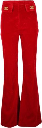 Elisabetta Franchi Donna, Pantaloni, Rosso, M, new