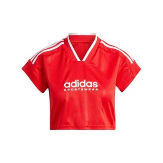 adidas (WMNS) adidas Tiro Cut 3-Stripes Crop Asia Sizing Red White IZ2084