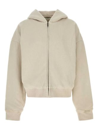 Entire studios Thermal cotton hoodie - Neutrals
