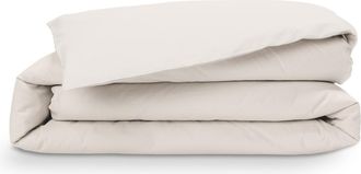 Emma Bettdeckenbezug 140x200 - 100% Satin aus natürlicher Baumwolle - Beige