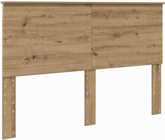 vidaXL Cabecero Roble Artesanal 150 Cm Madera Contrachapada Vidaxl