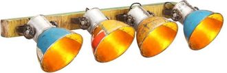 vidaXL 58 - Lampada da Parete Industriale Multicolore 90x25 cm E27 - 344388