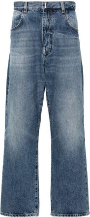 Givenchy mid-rise straight-leg jeans - men - Cotton/Polyester/Cotton - 31 - Blue