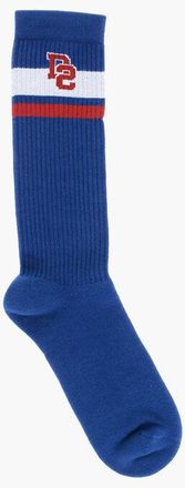 Dsquared2 Long Ribbed And Solid-Colour Socks size 44-45