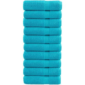 vidaXL Toallas De Ba&ntilde;o Solund 10 Unidades 100x150 Cm 600 Gsm Vidaxl
