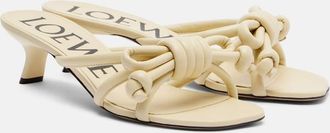 Loewe Flamenco 45 leather mules