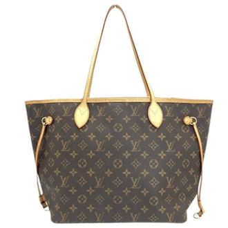 Louis Vuitton Pre-owned Tote Bags, female, Brown, Size: ONE SIZE Pre-owned Canvas Tote Bag