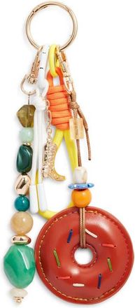 Chelsea28 Donut Bag Charm in Brown Multi- Gold at Nordstrom