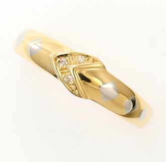 C&A Platinum Yellow Gold Yellow Gold (18K) Platinum 900 Band Ring (Pre-Owned)