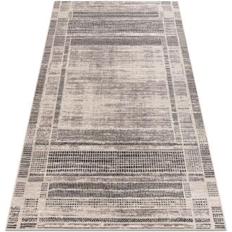 RugsX Alfombra Wool Angel 7889 / 52022 Vintage, Marco Beige / Gris Beige 160x230 Cm