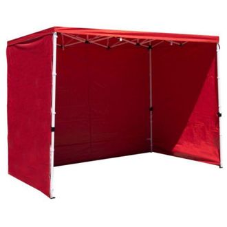 Regalos Miguel Regalos Miguel - Packs Laterales Carpas Plegables - Pack 3 Laterales Lisos Para Carpas 3x3 Master - Rojo