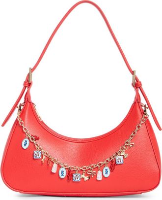 Madden Girl Faux Leather Shoulder Bag in Scarlet at Nordstrom Rack