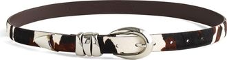 Madewell Triple Metal Keeper Belt in Dark Carob Multi at Nordstrom, Size X-Large