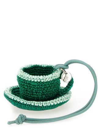 J.W.Anderson Teacup Charm With Intricate Crochet Detailing