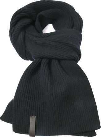 Baldinini Wol Sjaal - Heren - Accessoires - Blauw - Maat: ONE Size Wol