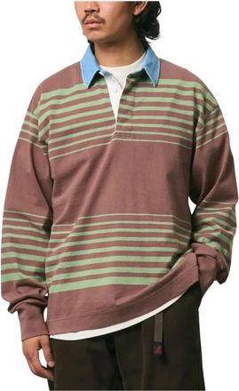 Gramicci Langdon Rugby Shirt - Heren - Polos - Veelkleurig - M - Katoen - Tops