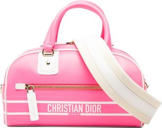 Dior Pre-owned Dior Small Leather Dior Vibe Zip Bowling Bag Ladies 85 MA 0242