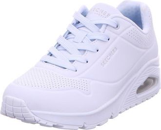 Skechers Uno Stand On Air Polyurethane Womens Light Denim Trainers - UK 5