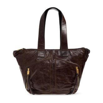 AllSaints Tote Bags, female, Brown, Size: ONE SIZE Jean Rey Shopper Bag