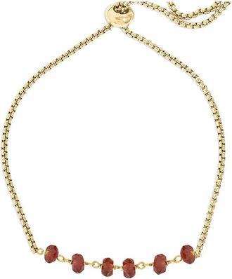 Liv Oliver 18K 1.25 Ct. Tw. Rubies Adjustable Bracelet