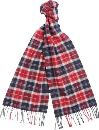 Barbour Tartan Lamswol Sjaal - Heren - Wintersjaals - Veelkleurig - ONE Size - Wol - Accessoires