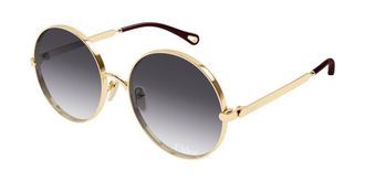 Chlo&eacute; CH0321S 005 Womens Sunglasses Gold Size 59
