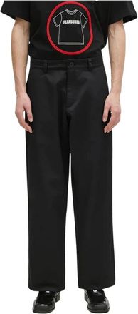 Champion Rechte broek - Heren - Straight fit broeken - Zwart - L - Katoen - Broeken
