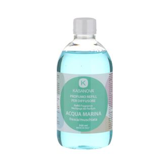 KASANOVA Ricarica Acqua Marina da 500 ml, per diffusore per ambienti Design Luca Trazzi
