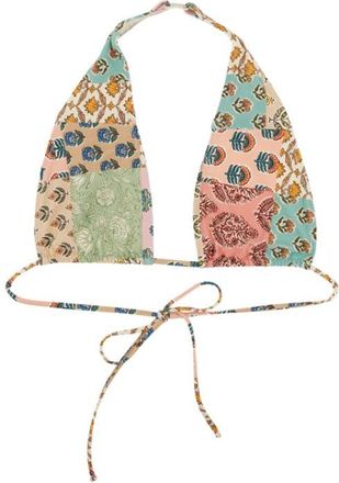 MC2 Saint Barth Multicolor Printed Bikini Top Swimwear
