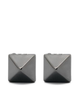 Eddie Borgo Pavé Pyramid ring - Zwart