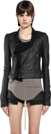 Rick Owens Scarf Biker Jacket