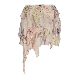 Diesel Dames, Rokken, Veelkleurig, Maat: XS Viscose