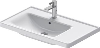Duravit D-Neo wastafel 80x48x17cm 1 kraangat rechthoek Keramiek Wit