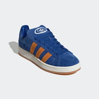adidas Sneaker ADIDAS ORIGINALS CAMPUS 00S, Herren, Gr. 42,5, weiss (collegiate royal, bright orange, sanftes wei&szlig;), Leder, Schuhe Sneaker