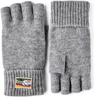 Hestra Raggwool Half Finger Handschuhe - Unisex | grau