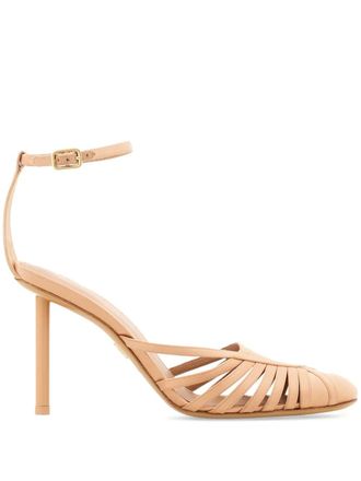Ferragamo Pumps met bandje - Roze