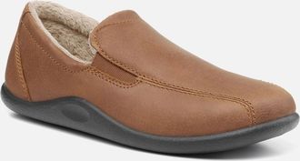 Hotter Mens Relax Mens Warm Lined Slippers - Brown - Size: 12