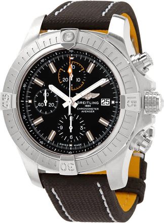 Breitling Avenger Chronograph Automatic Black Dial Mens Watch A13317101B1X2