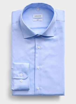 Seidensticker Mens Non-iron saT-Shirt Shirtn shirt Slim fit