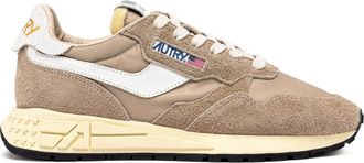 Autry Reelwind Hazelnut Nylon and Suede Running Shoes