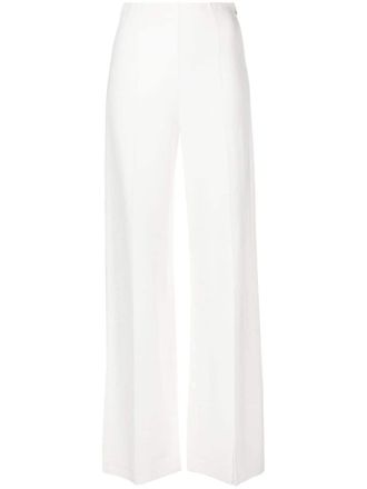 Patrizia Pepe Palazzo broek met textuur - Wit