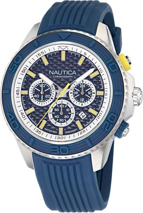 Nautica Nautica One Chronograph Watch With Silicone Strap