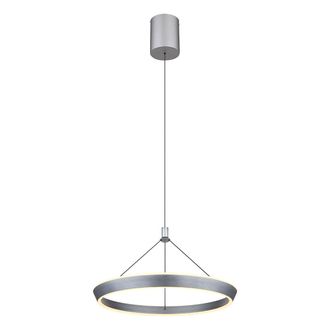 Globo Lighting L&aacute;mpara Colgante - Ferra - Gris - Metal - &Oslash; 50cm - Led - - Globo