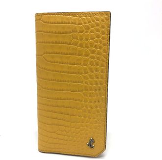 Jimmy Choo London Leather Long Wallet (Bi-Fold) (Pre-Owned)
